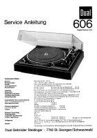 Dual 606-Service-Manual 